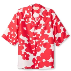 MARNI Short Sleeved Shirt with Dilles Print