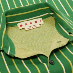 MARNI Striped Techno Knit Shirt