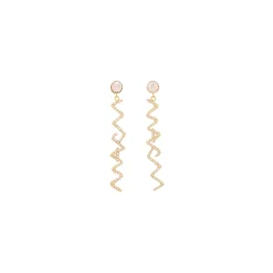 MARNI Symbol & Rhinestone Earrings