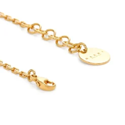 MARNI Symbol & Rhinestone Pave Chain Bracelet