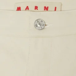 MARNI Trunkaroo Plaque Denim Wide Leg Jeans