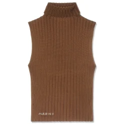 MARNI Turtleneck Sleeveless Sweater