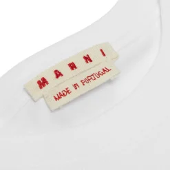 MARNI White Jersey T-Shirt