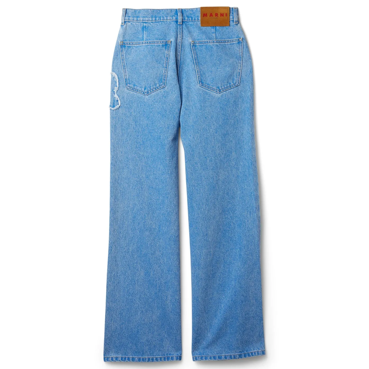 MARNI Wide Leg Jeans with Patch Detail