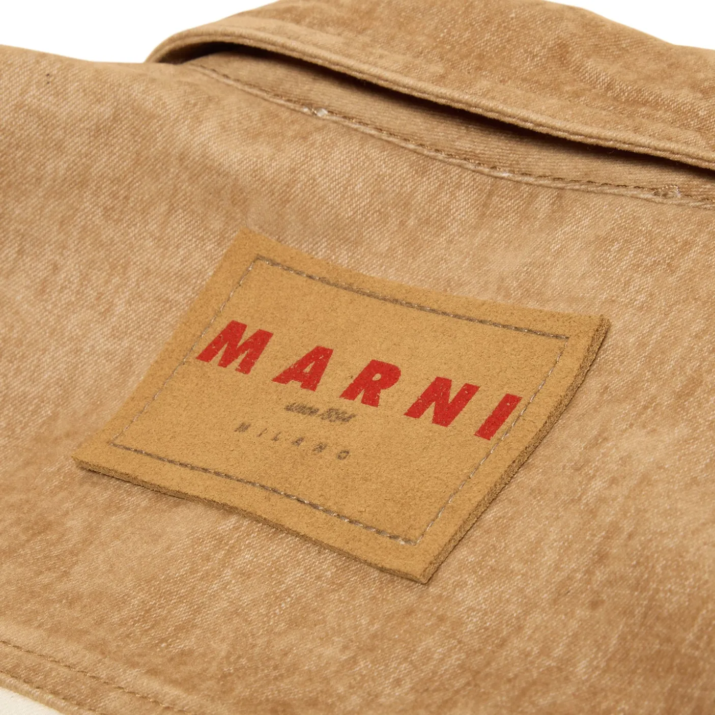 MARNI Womens Bio Denim Trucker Jacket