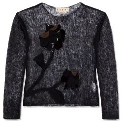 MARNI Womens Striped Mohair Sweater