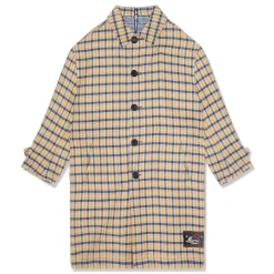 MARNI Wool Checkered Reversible Coat