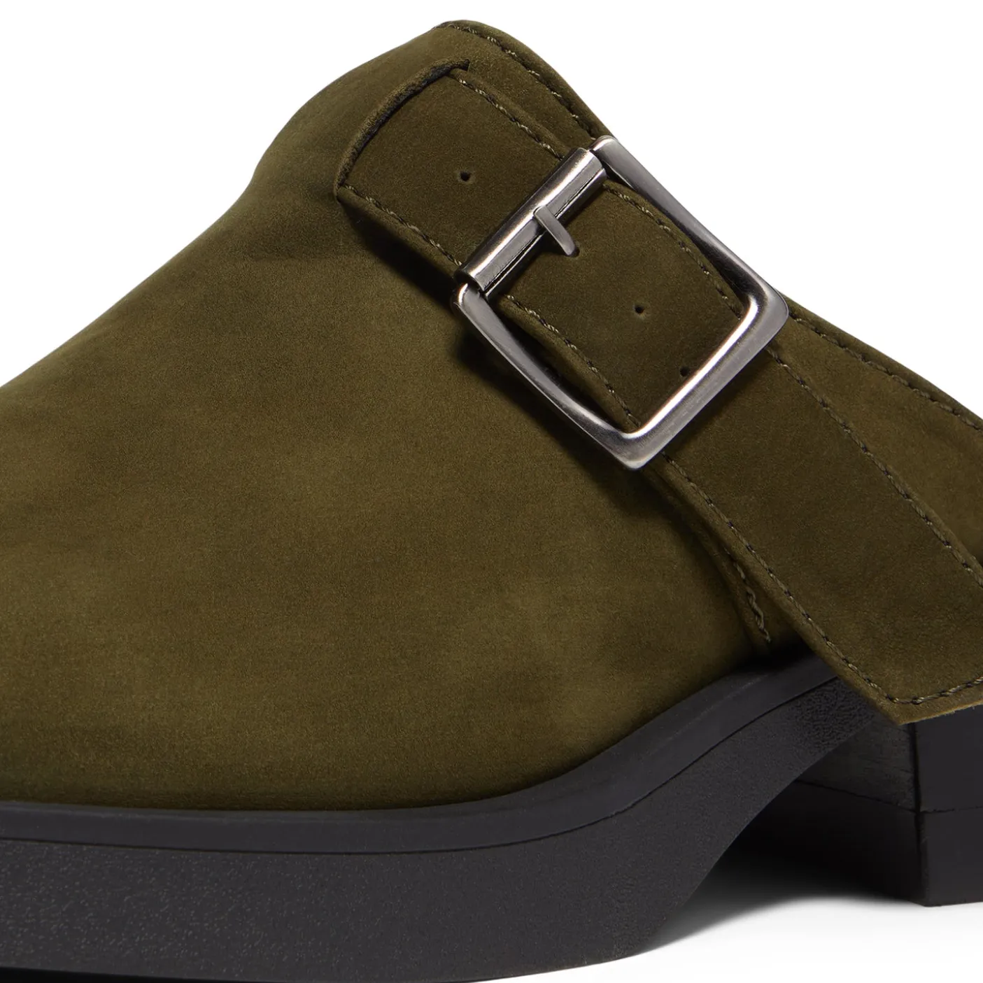 Miista Aroa Kakhi Suede Mules