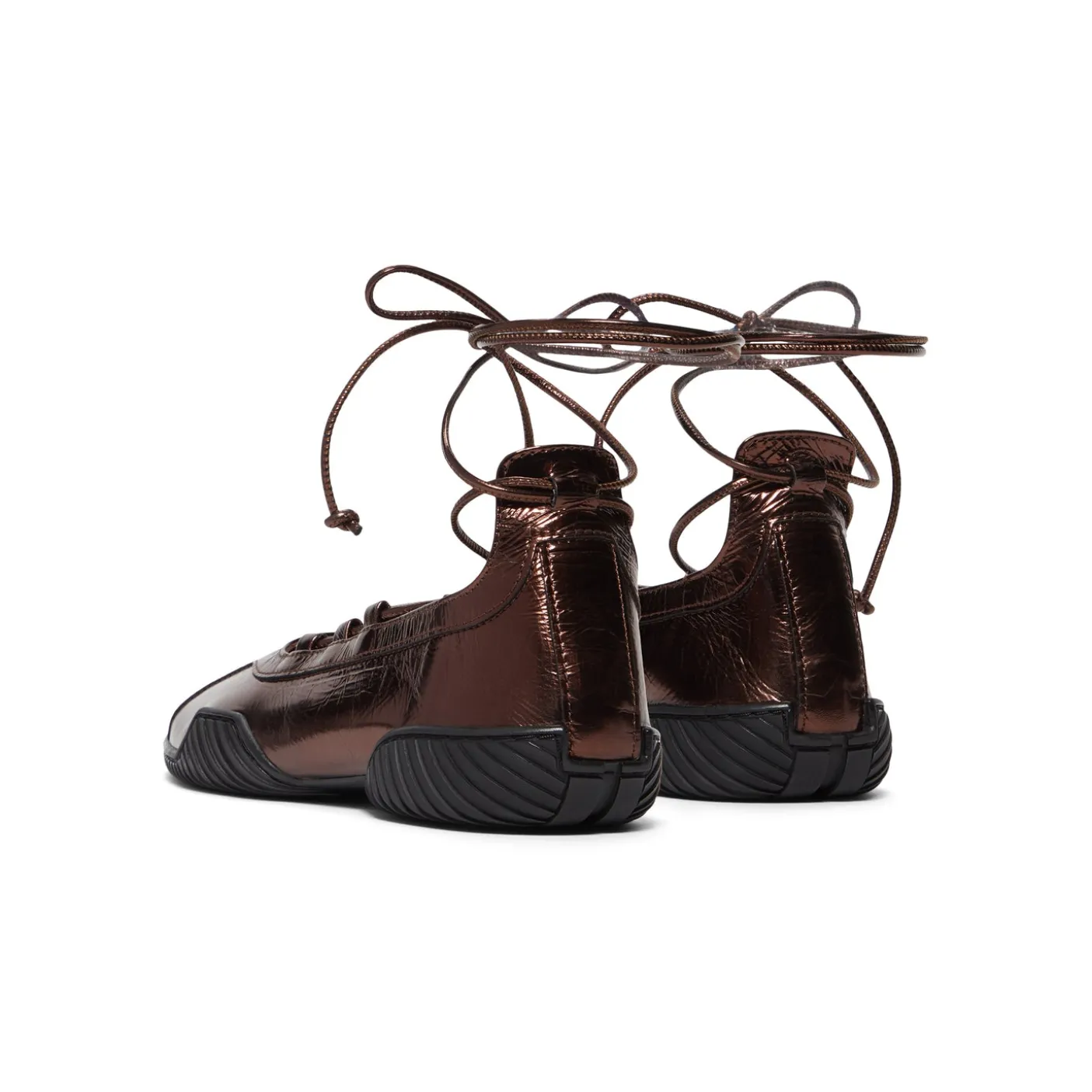 Miista Averie Metallic Brown Ballerinas