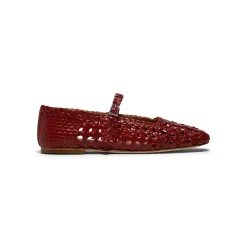 Miista Yeida Dark Red Baillerinas
