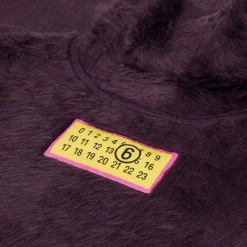 MM6 Maison Margiela Fur-Effect Midi Dress