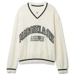 MM6 Maison Margiela V-Neck Sweater