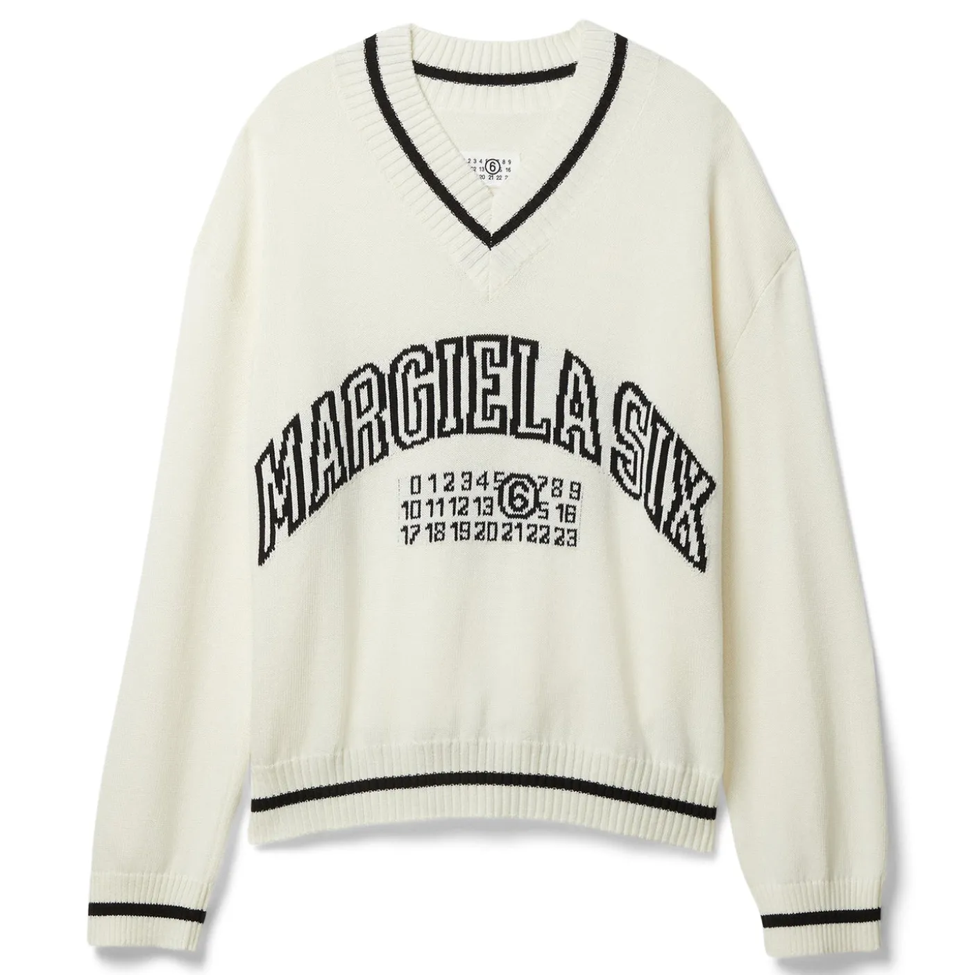 MM6 Maison Margiela V-Neck Sweater
