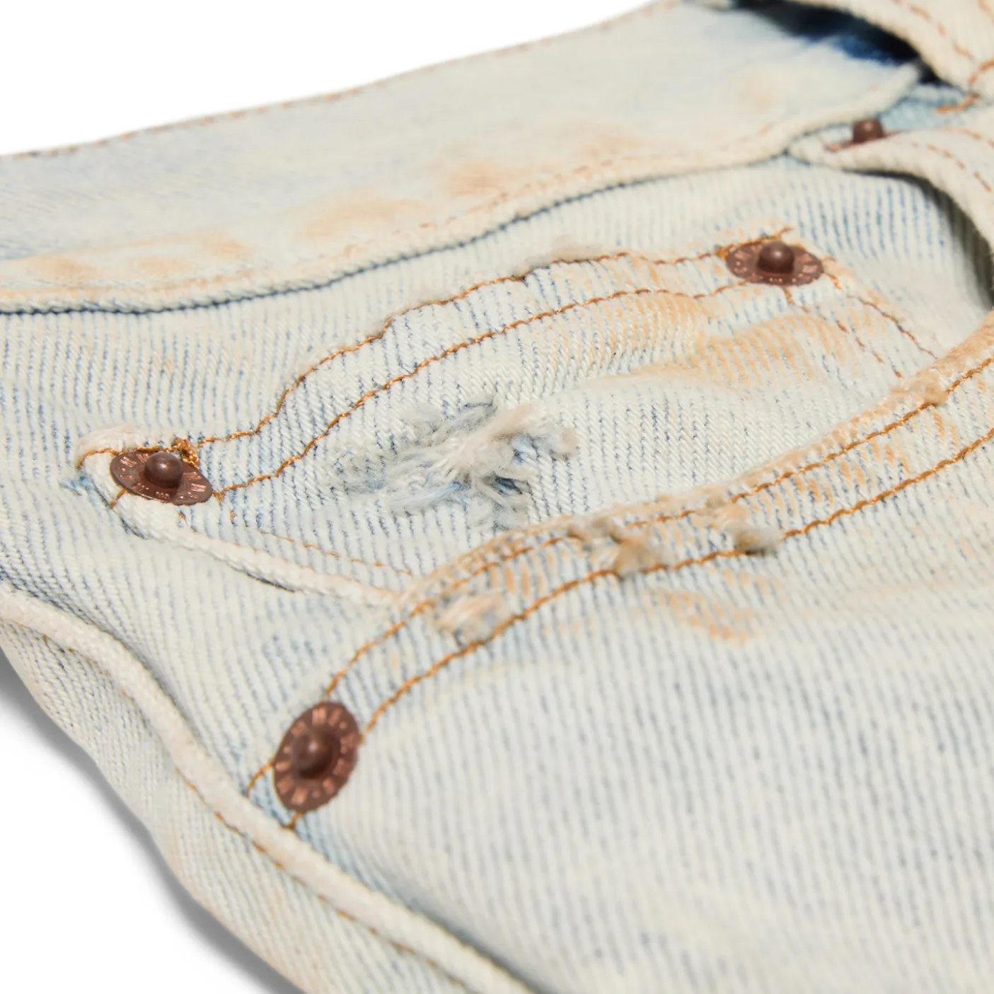 MM6 Maison Margiela Womens Denim Mini Skirt