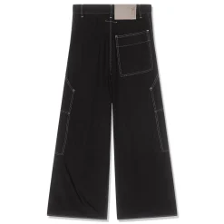 MM6 Maison Margiela Womens Wide Leg Overdyed Jeans