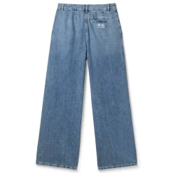 Moschino Jeans Light Denim Pleated Jeans