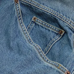 Moschino Laurel Crown Emblem Denim Shirt
