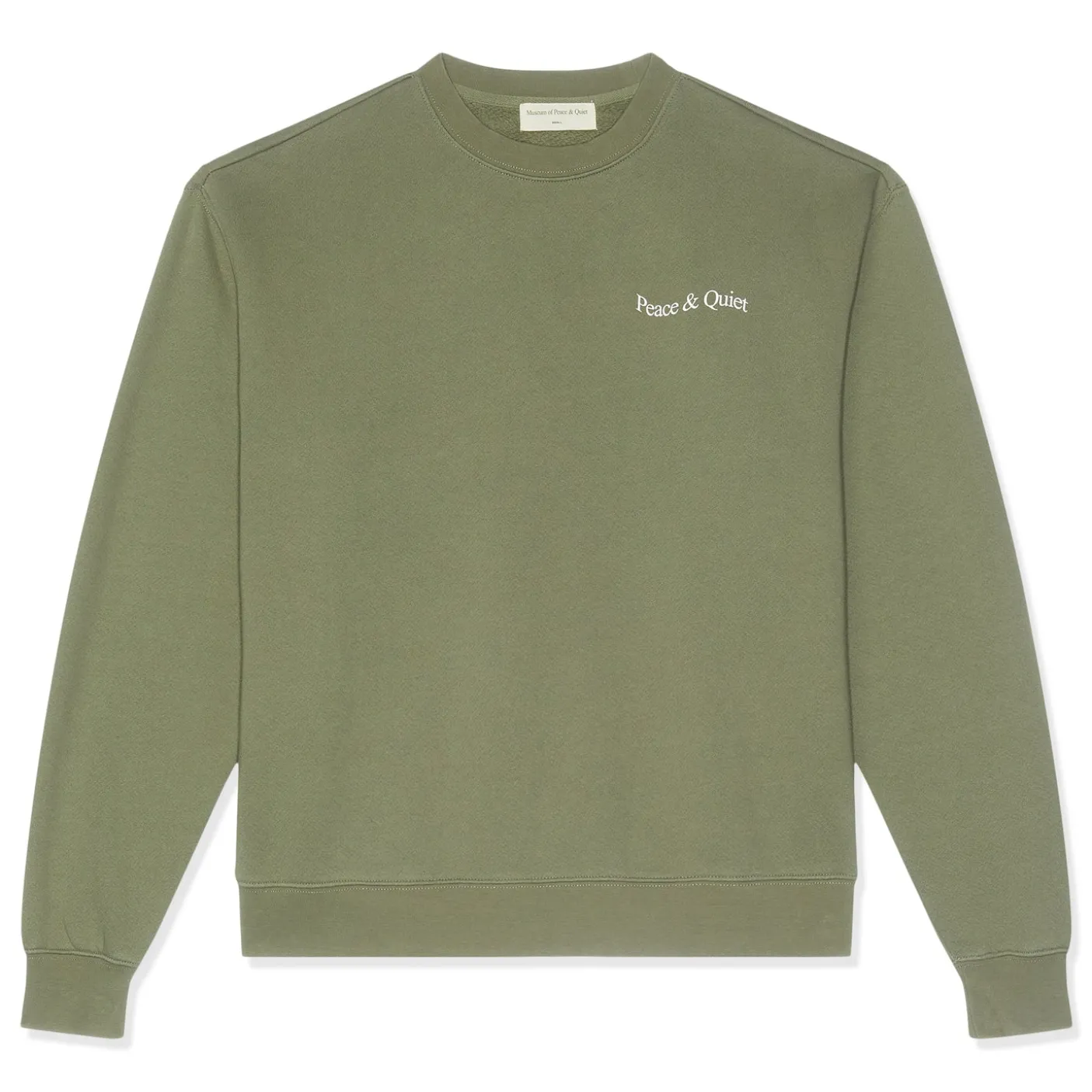 Museum of Peace and Quiet Wordmark Crewneck
