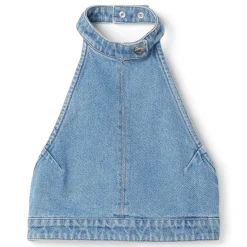 Nanushka Arina Denim Top