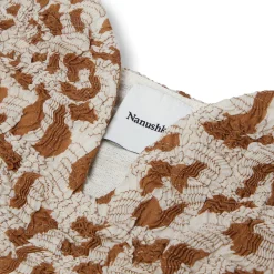 Nanushka Haylen Seersucker Cotton Midi Dress