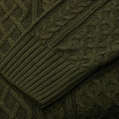 Nike Life Cable Knit Turtleneck Sweater