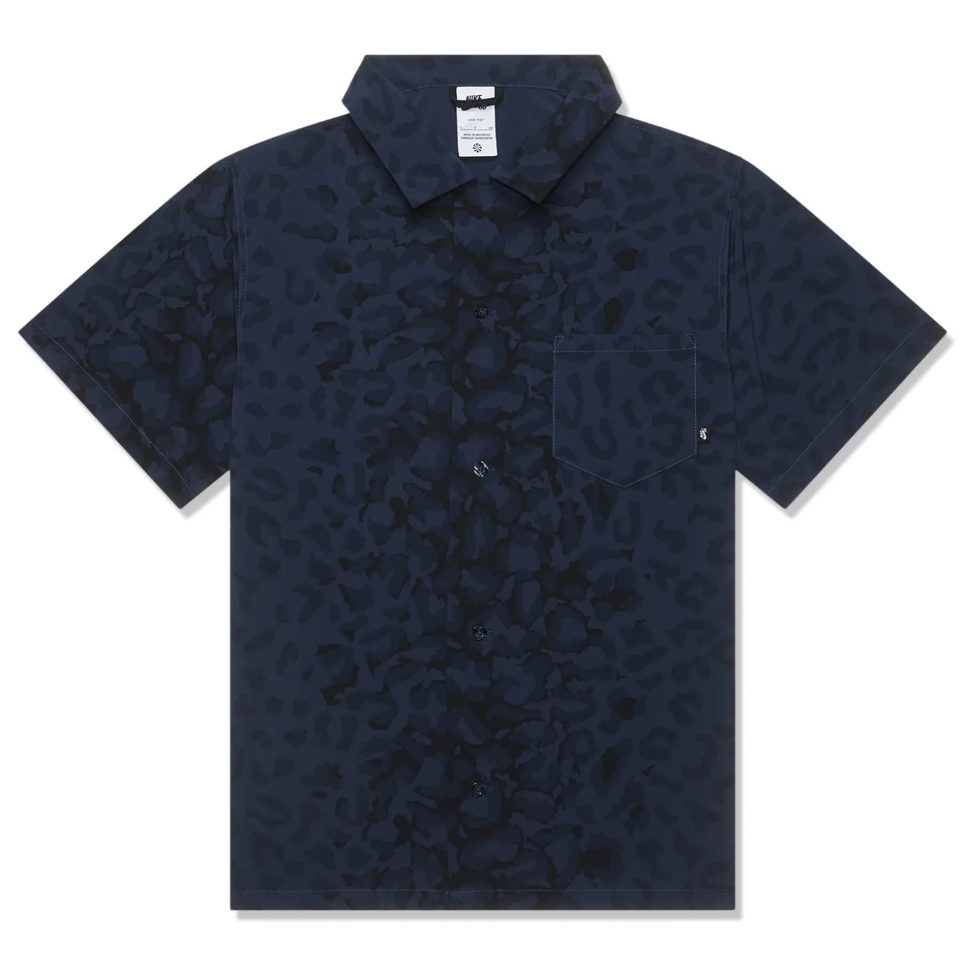 Nike SB Print Bowler Short-Sleeve Button Up Skate Shirt