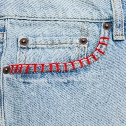 NSF HANK Blanket Stitch 5 Pocket Denim