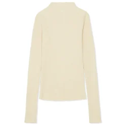 NSF Womens CARLA Mock Neck Ribbed Shirt