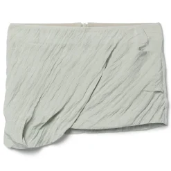 OPEN YY Crinkled Gather Mini Skirt