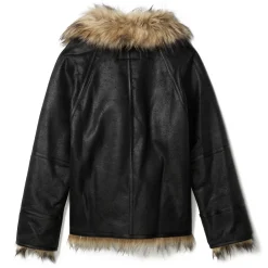 OPEN YY Faux Fur Reversible Jacket