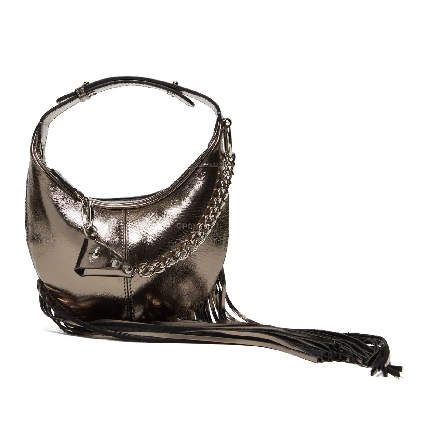 OPEN YY Fringe Moto Hobo Mini