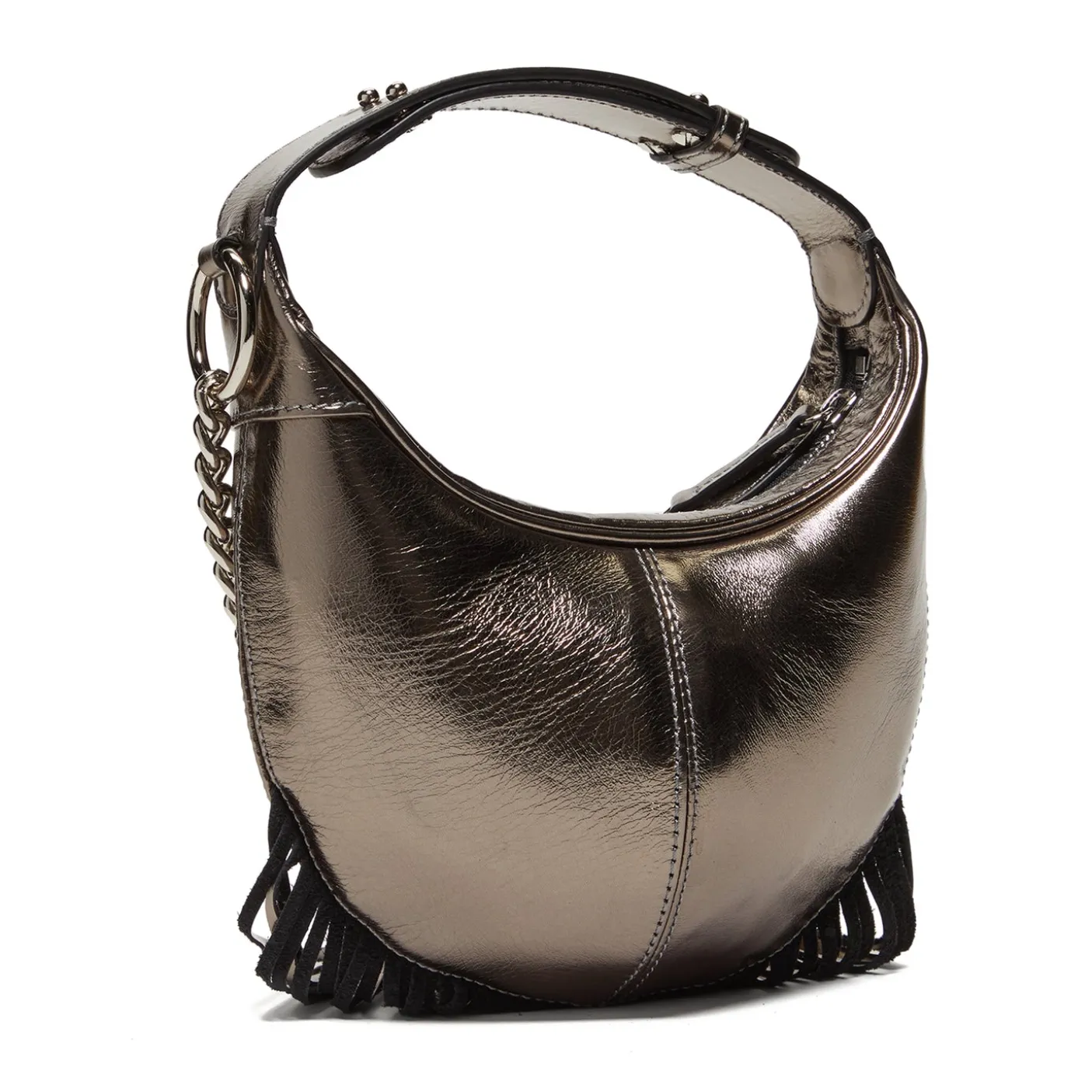 OPEN YY Fringe Moto Hobo Mini