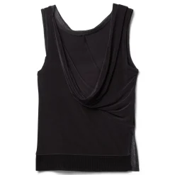 OPEN YY Panel Cowl Back Top