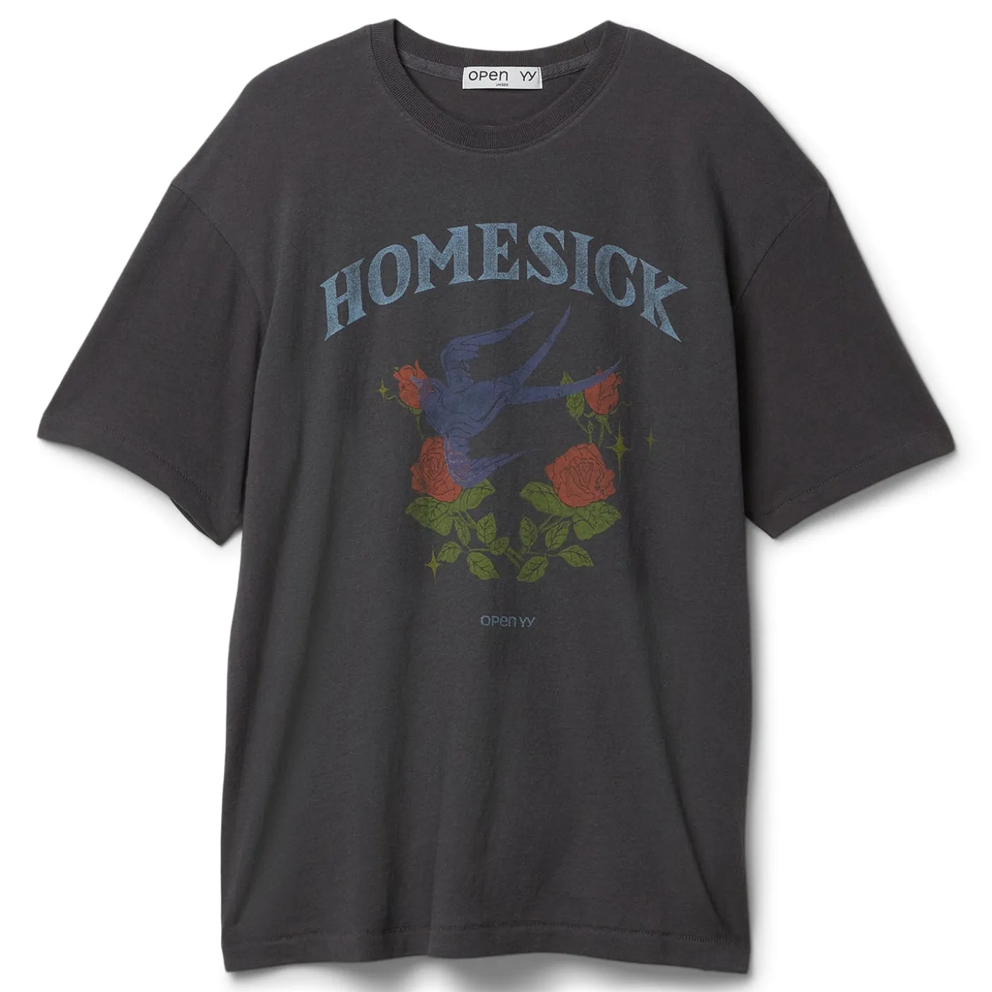 OPEN YY Rose & Swallow Tee