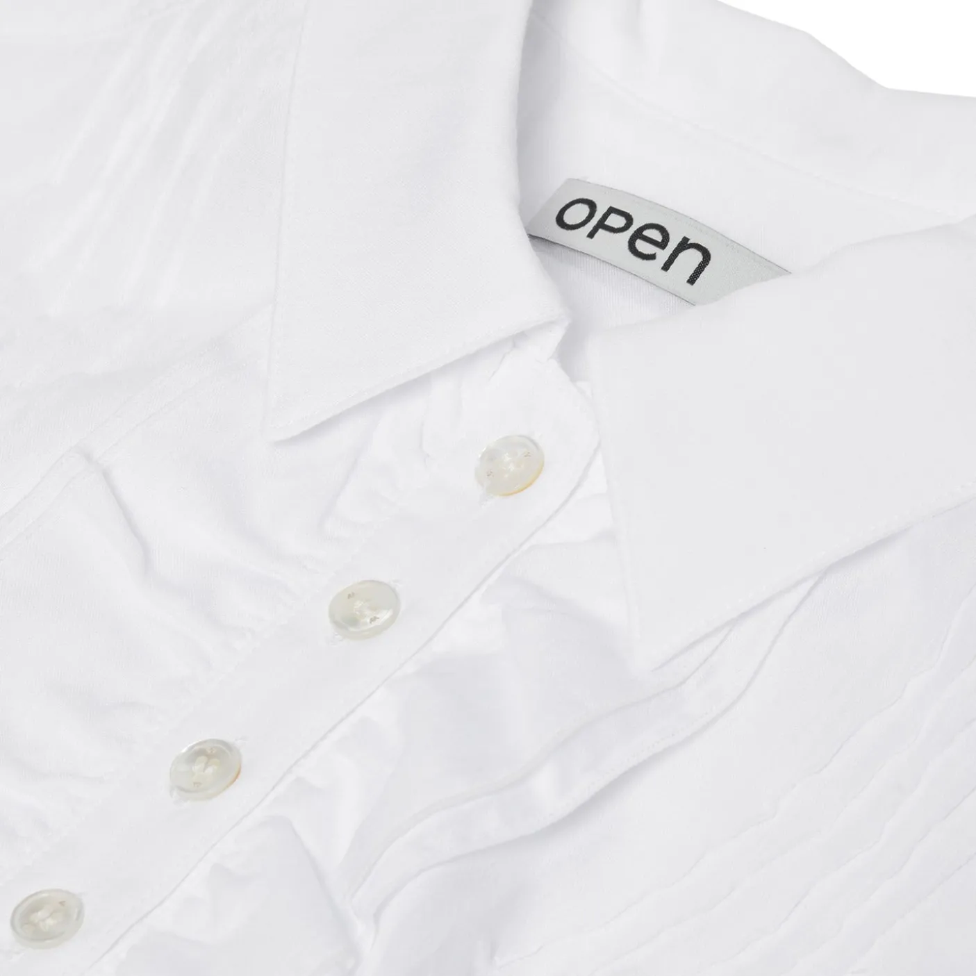 OPEN YY Ruffle Polo Shirt