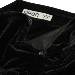 OPEN YY Velvet Knot Top