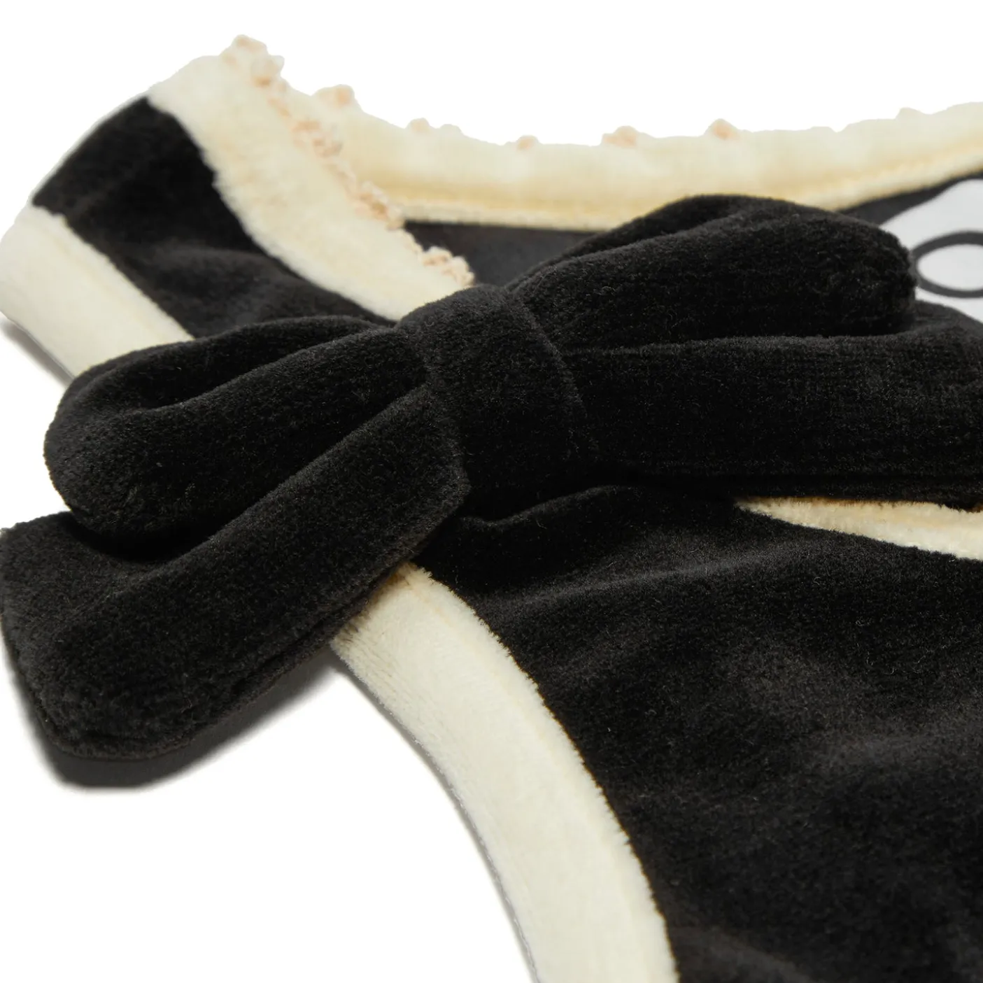 OPEN YY Velvet Picot Ribbon Top