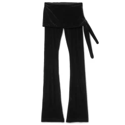 OPEN YY Velvet Skirt Layered Leggings