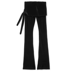 OPEN YY Velvet Skirt Layered Leggings