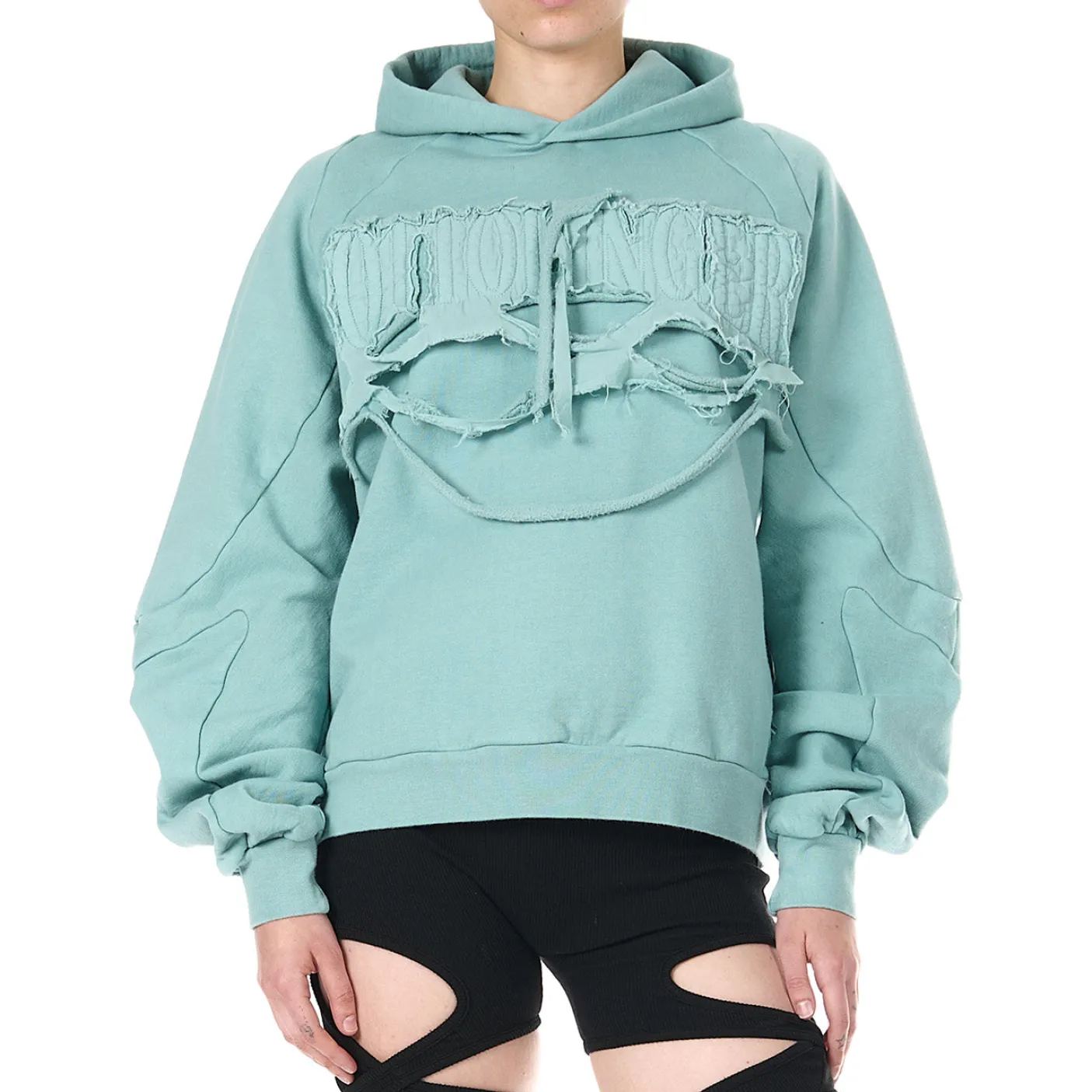 Ottolinger Distressed Multiline Hoodie