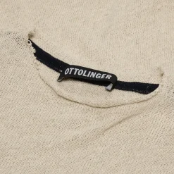Ottolinger Knitted Deconstructed Linen Longsleeve