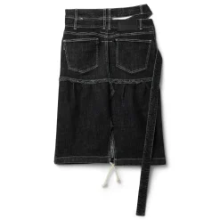 Ottolinger Signature Wrap Denim Skirt