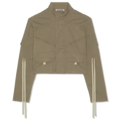 Ottolinger Woven Cropped Cargo Jacket