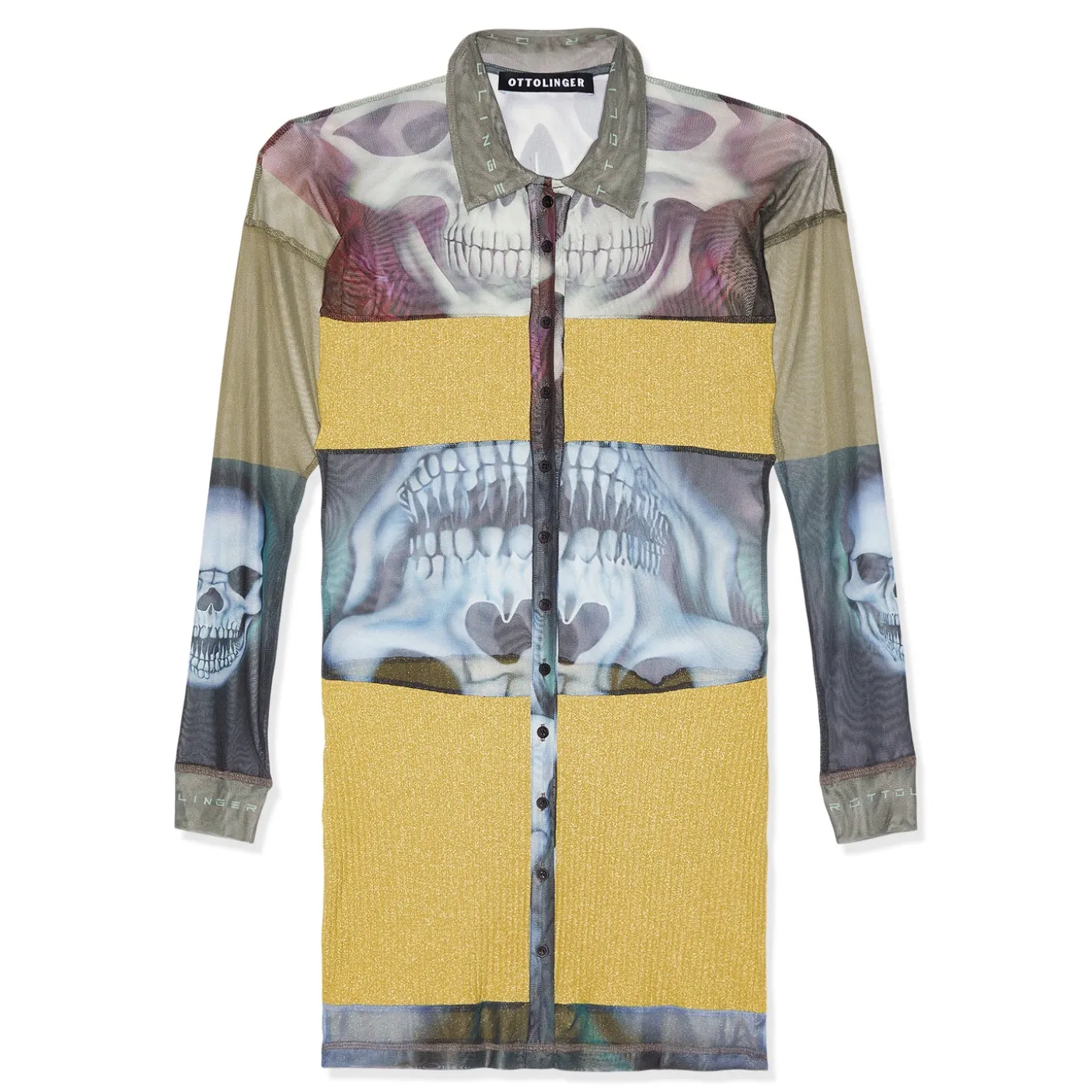 Ottolinger x Tomorrow Mesh Shirt Dress