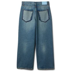 3.Paradis Freedom Doves Baggy Fit Denim Jeans