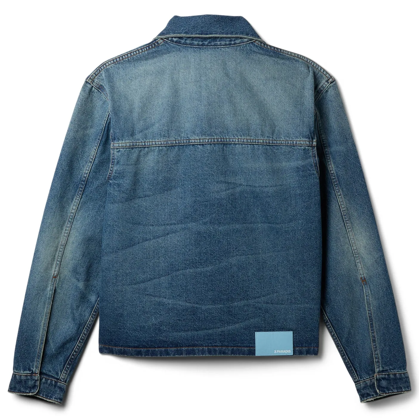3.Paradis Freedom Doves Printed Denim Jacket