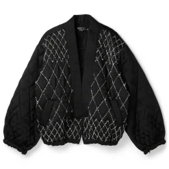 PatBO Hand-Beaded Quilted Jacket