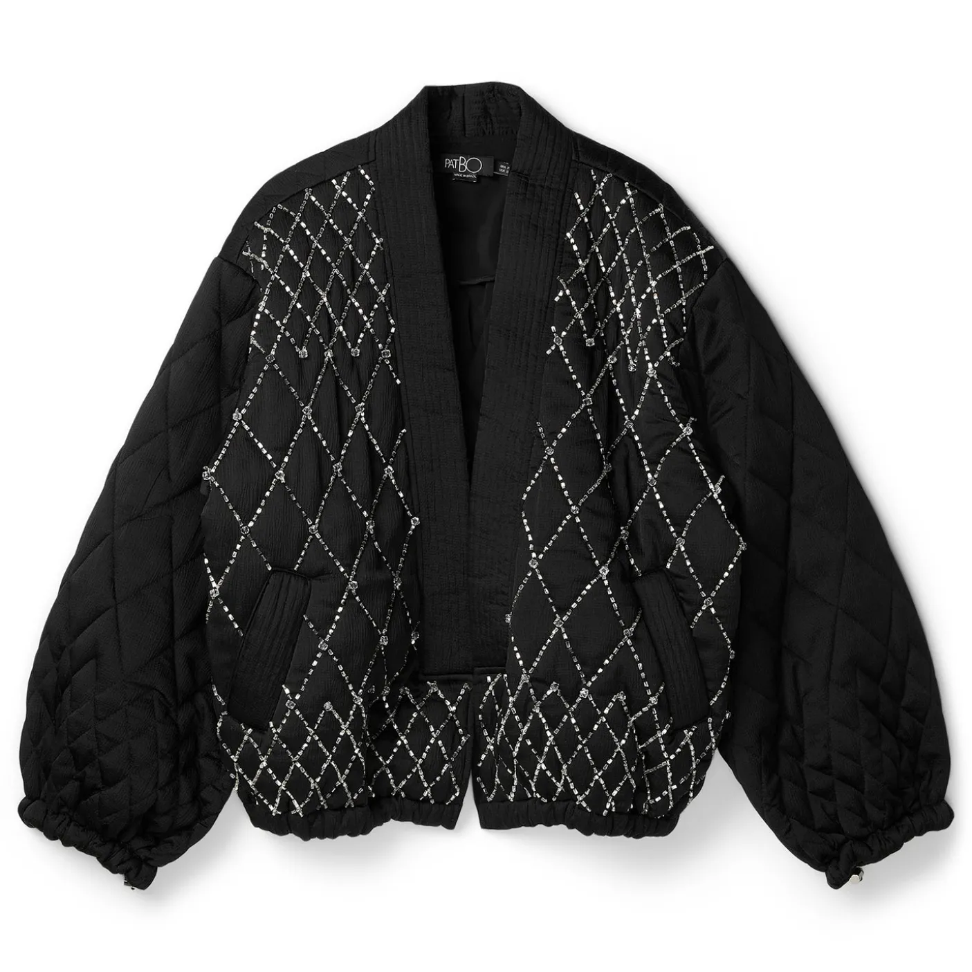PatBO Hand-Beaded Quilted Jacket