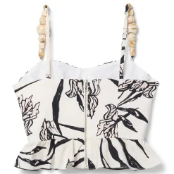 PatBO Iris Peplum Top