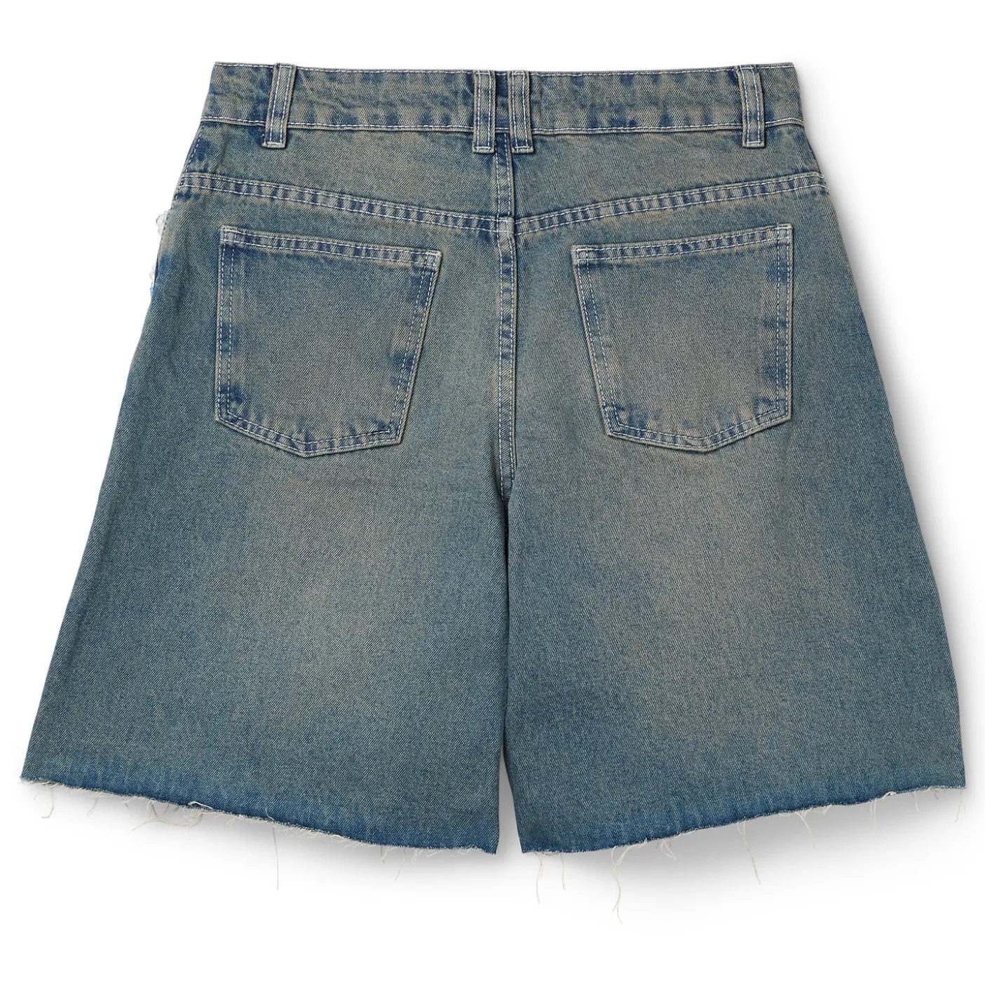 PatBO Nostalgic Sky Beaded Denim Short